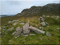 NB0414 : Ruin of Largest Abhainn Lon na Graidhe Beehive Dwelling by William Broe