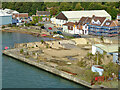 Aggregate wharf, River Itchen