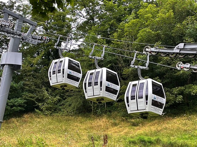 Heights of Abraham cable cars