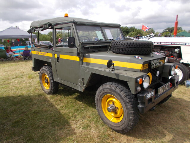 1979 ex-Army Land Rover Airportable at... © Paul Bryan :: Geograph