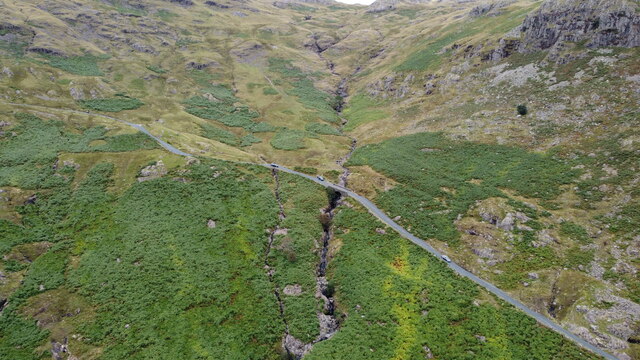 Wrynose Beck and the Road Bridge over it