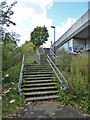 Steps up to Itchen Bridge, Southampton