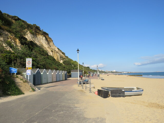 Promenade at the Bournemouth/Poole boundary