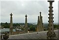 TL5480 : Crocketted pinnacles, Ely Cathedral by Alan Murray-Rust