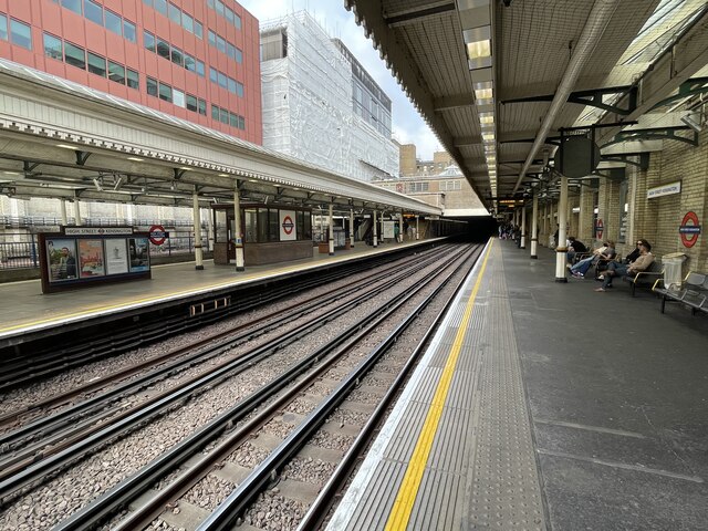 High Street Kensington Underground station, London