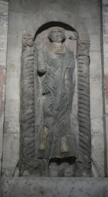 Norwich - Cathedral - Effigy of St Felix (probably)