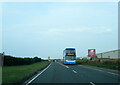 A596 nears St Helens Lane, Flimby