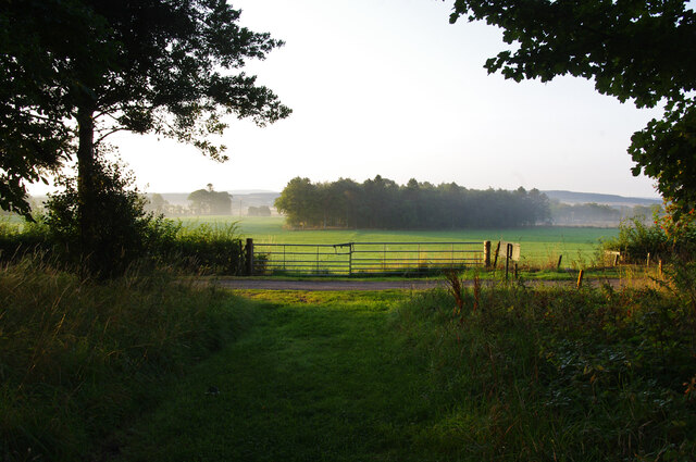 Farmland near Duffus House
