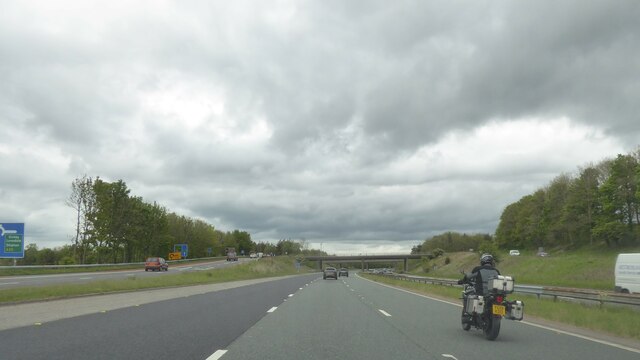 A65 crossing M6 motorway