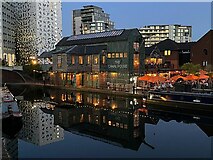 SP0686 : The Canal House in Gas Street Basin by Graham Hogg