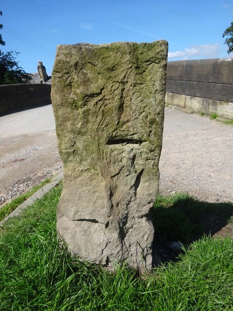 Canal Boundary Stone, Marple Junction © Mr Red :: Geograph Britain and ...