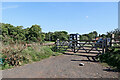 Farm gate near Claverley in Shropshire