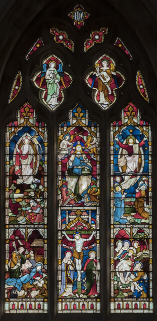 East window, St Leonards' church, South Ormsby