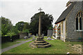 SU4825 : Churchyard cross in Twyford by Bill Boaden