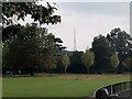 View of the Crystal Palace TV mast from Dulwich Park