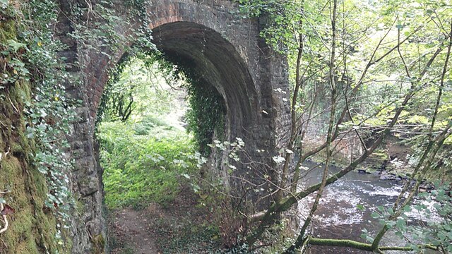 Derelict railway bridge