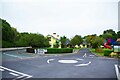 X2992 : Mini-roundabout at the Gold Coast Golf & Leisure Complex, off Gold Coast Road, Ballinacourty, near Dungarvan, Co. Waterford by P L Chadwick