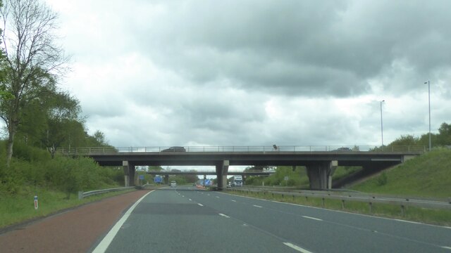 Bridges over M6 at Greymoorhill