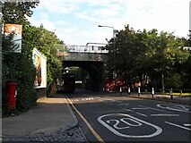 TQ4078 : Railway bridge over Westcombe Hill by Stephen Craven