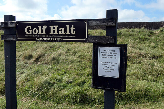 Golf Halt, Fairbourne Railway