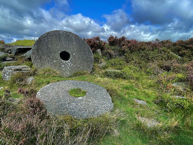 Abandoned millstones