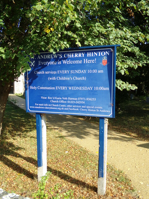 St. Andrew's Church sign