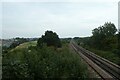 Railway from a bridge