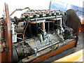 SD4097 : Windermere Jetty Museum - engine on board speedboat Canfly by Chris Hodrien