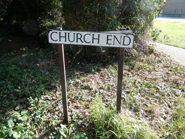 Church End sign