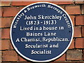 Plaque to John Sketchley