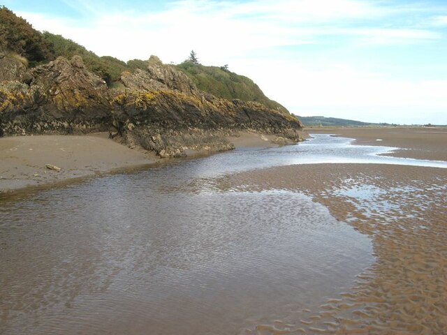 Rocks by Southwick Water © Jonathan Wilkins :: Geograph Britain and Ireland