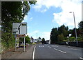 A72 approaching junction with the A73, Lanark