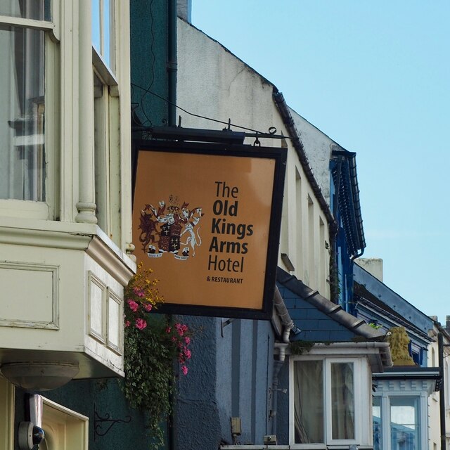 The sign of The Old Kings Arms Hotel