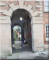 Ornamental Gates at the Southwell Charity School