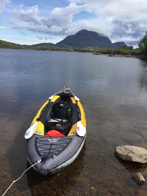 Boat Bay off Loch Sionascaig, Assynt