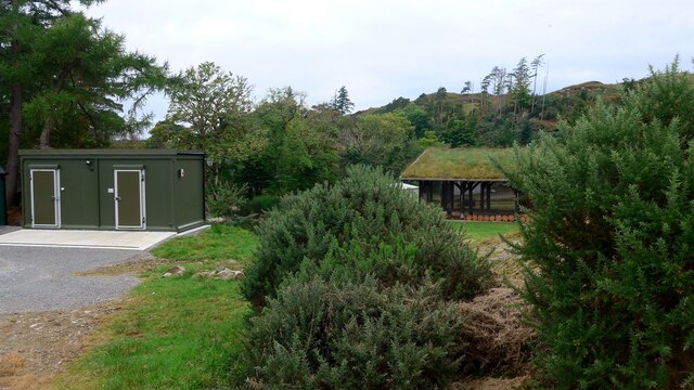 Outbuildings at Glencanisp Lodge