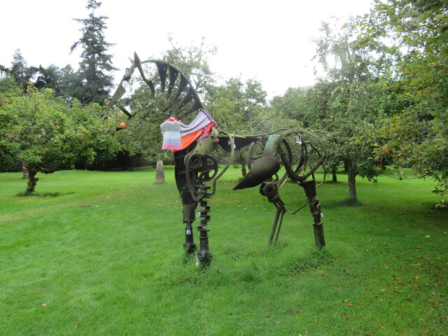 Iron Horse in Traquair Walled Garden