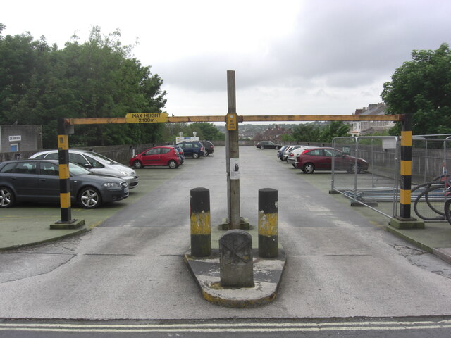 Old Boundary marker on Ermington Terrace, Plymouth