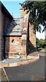 NY4455 : Tower and porch on SE face of All Saints' Church by Roger Templeman