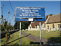 All Saints Church sign