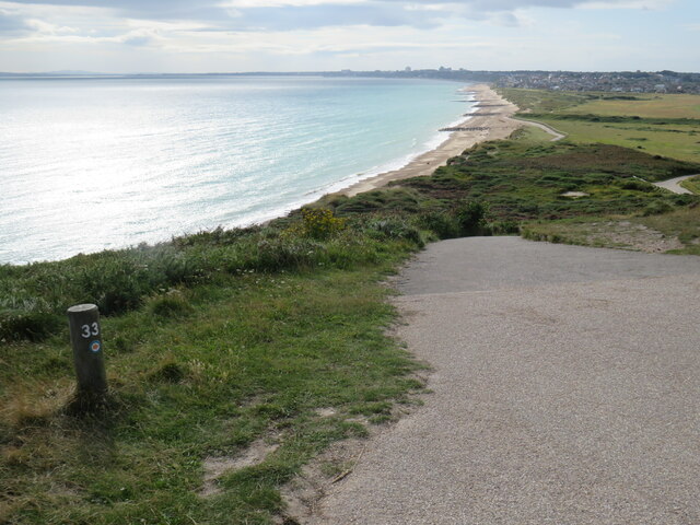 Coastal view at Hengistbury Head