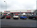 Car dealership on Nithsdale Drive (B763), Glasgow