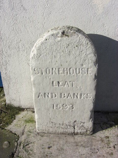 Old Boundary Marker on Cecil Street, Plymouth
