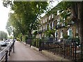 Liverpool Road, Islington: Georgian terrace on the west side, northern portion