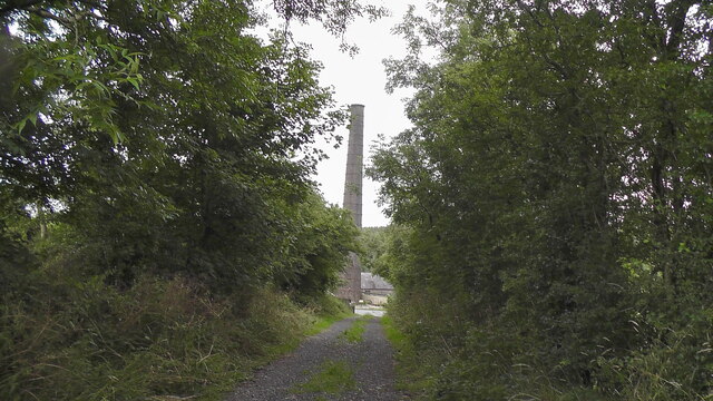 Darkley Mill Chimney from Lane to Lake