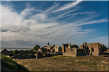 NU1241 : Lindisfarne Priory Remains, Holy Island by Brian Deegan