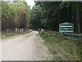 Entrance to Whitwell Woods