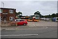 Sanders Coaches bus depot, Holt