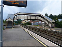 ST5393 : The footbridge restored at Chepstow Railway Station by Ruth Sharville