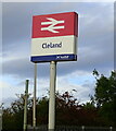 Sign, Cleland Railway Station